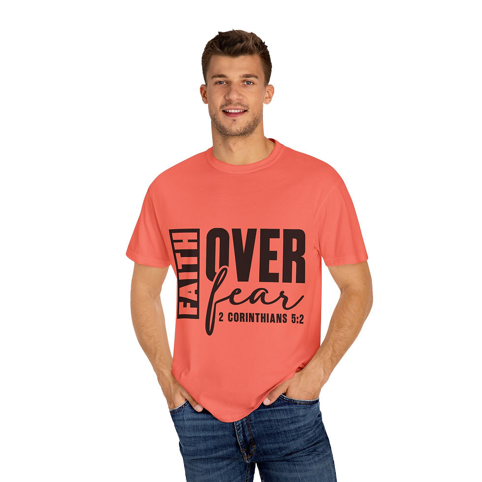 Thumbnail: Faith Over Fear T-Shirt, Unisex 