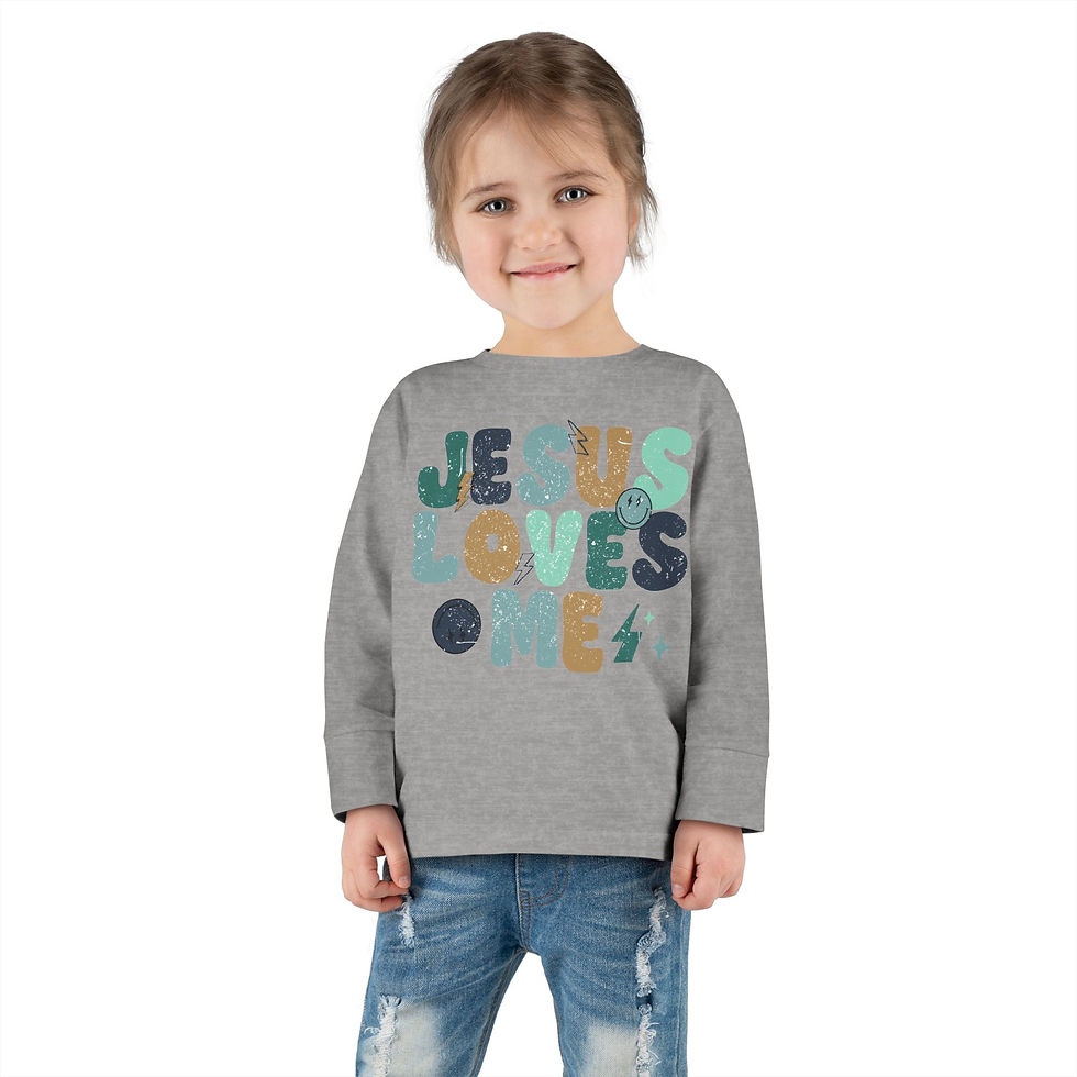 Thumbnail: JESUS LOVES ME TODDLER T-SHIRT - Multiple Colors- Unisex