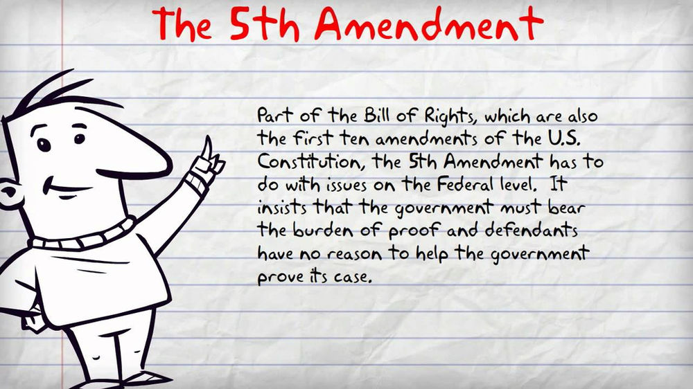 5th Amendment Rights Of The Accused Due Process Of The Law And Eminent Domain