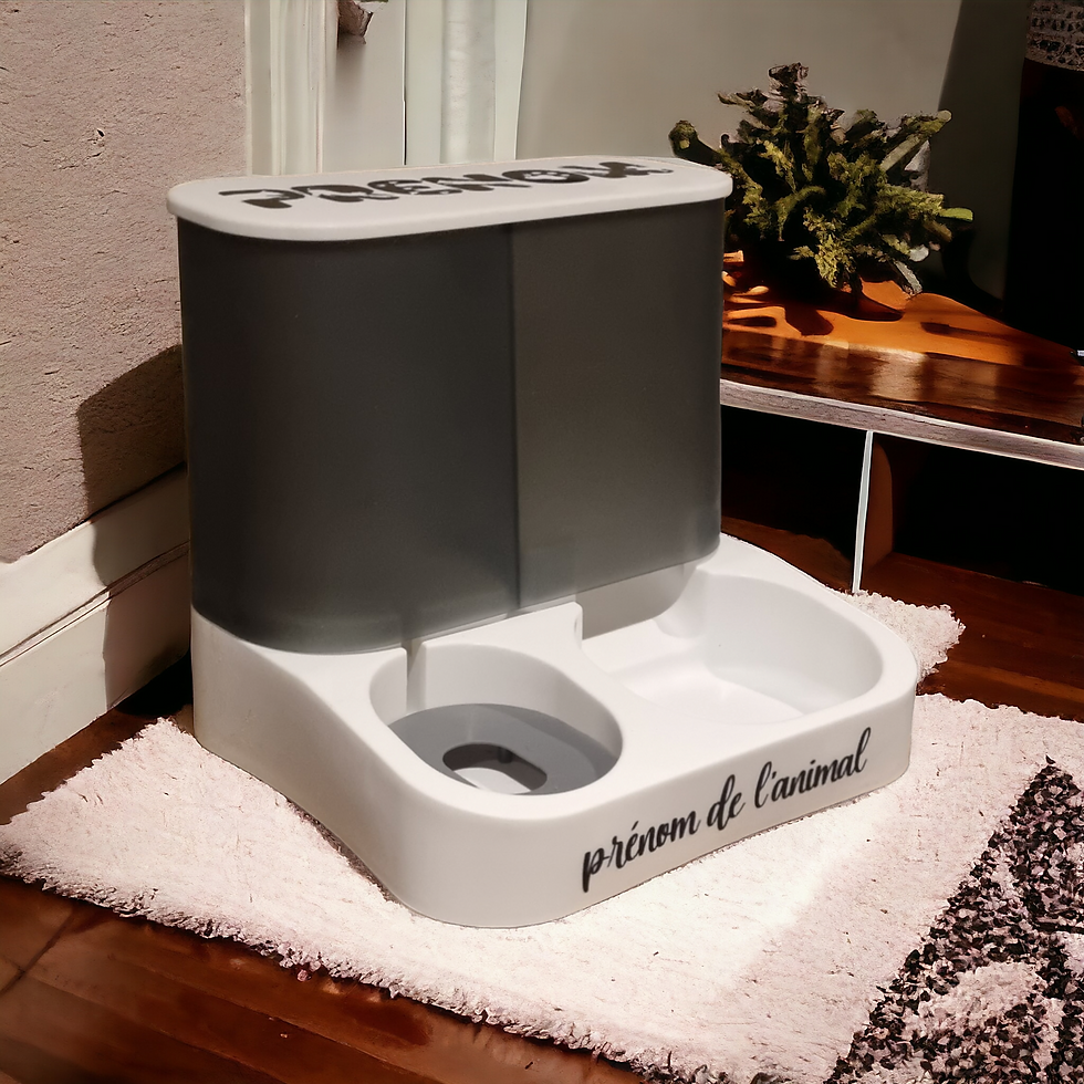 Miniature : Distributeur de croquettes pour chat / chien personnalisé 