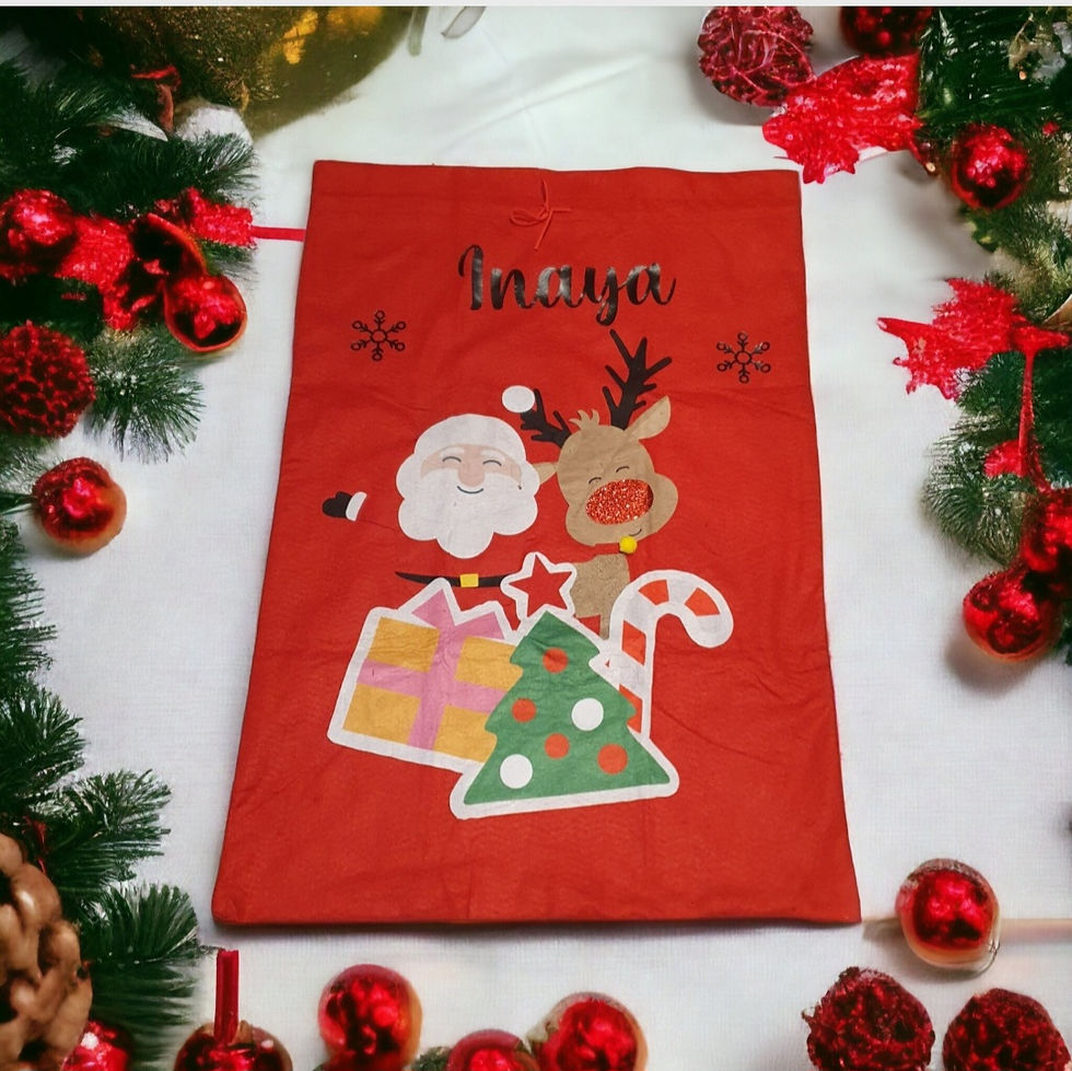 Miniature : Hotte de Noël personnalisée 