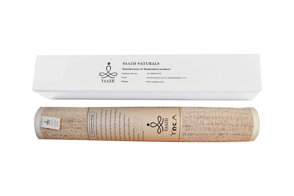 Thumbnail: Organic Cotton Banana Fiber Yoga Mat