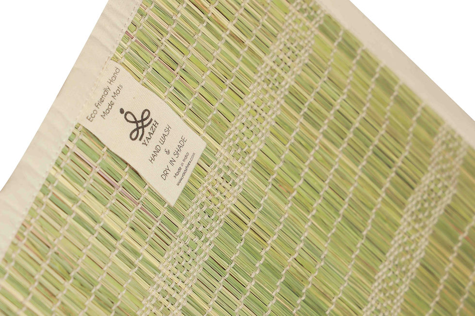 Thumbnail: Organic Cotton Darbar Grass Meditation Mat