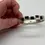 Thumbnail: Vintage Mexico Silver with Black Onyx Bracelet Bangle