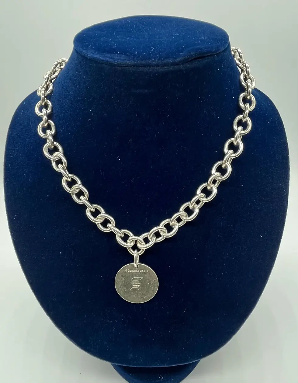 Thumbnail: Vintage Tiffany & Co Sterling Silver Necklace and Pendant