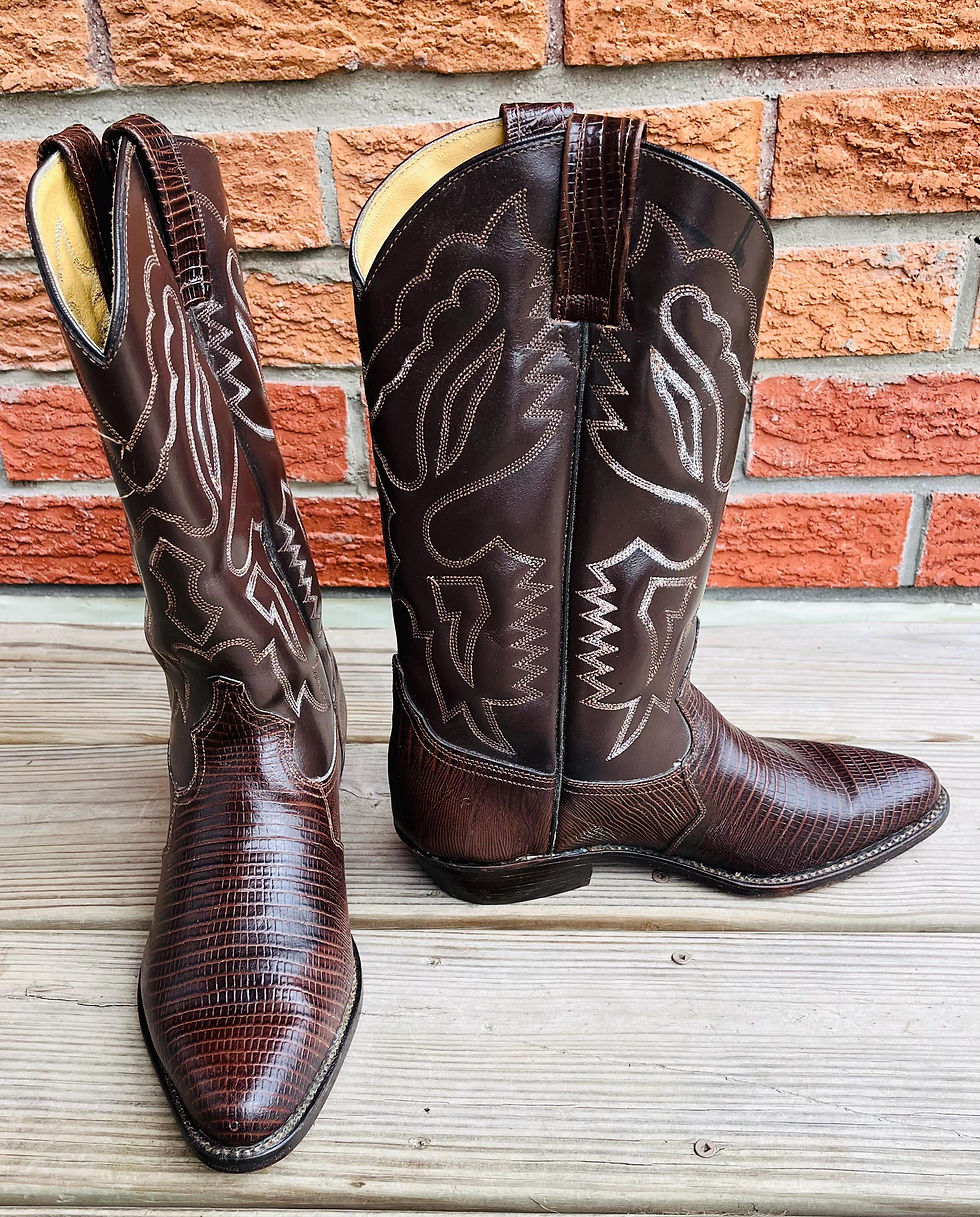 Vintage Men’s Made in Mexico Western Cowboy Boots Size 6 E