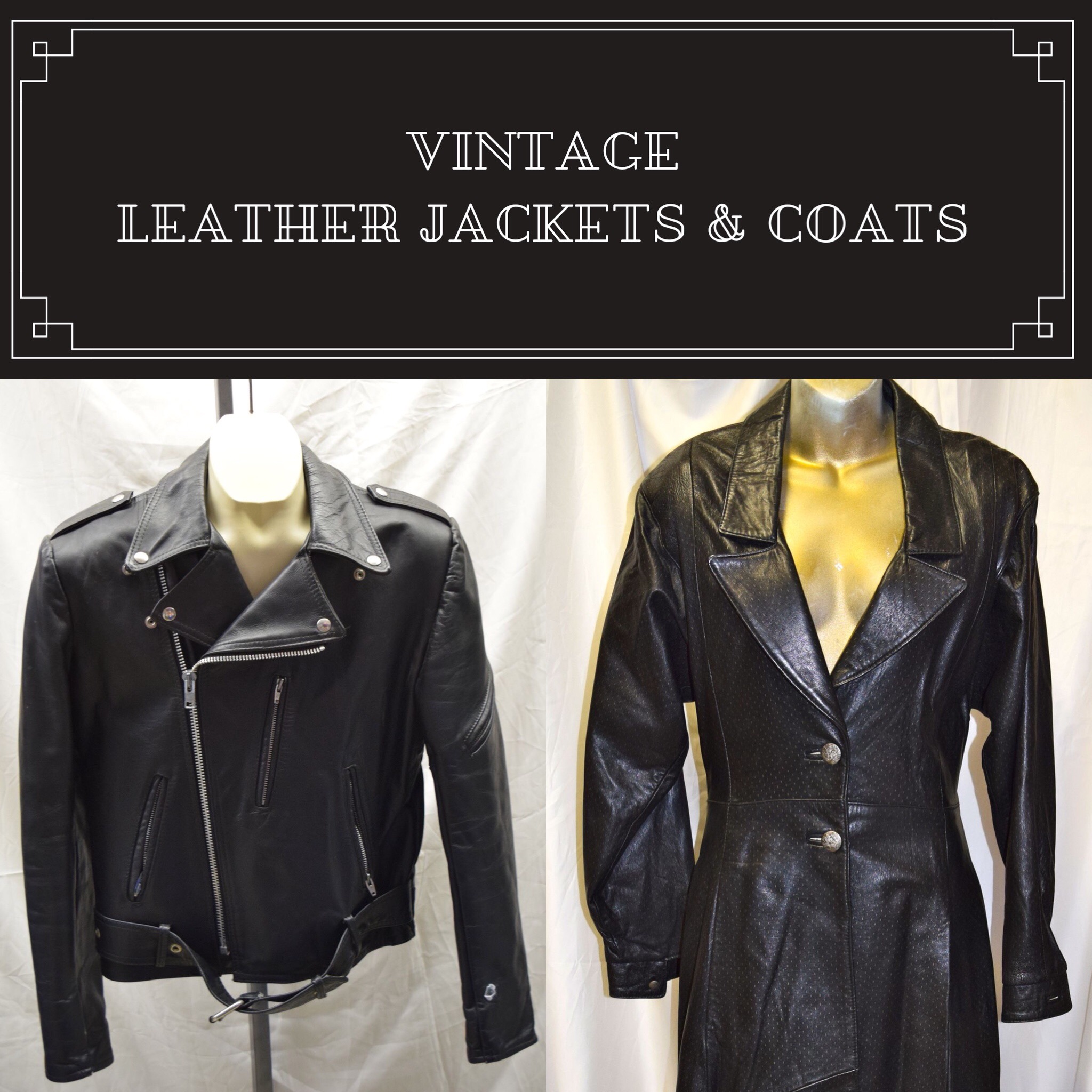 Vintage Leather Jackets & Coats