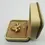 Thumbnail: Vintage Birks 14k Yellow Gold Leaf Design Brooch set with a Cultured Pearl