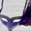 Thumbnail: Purple and Silver Fancy Masquerade Mask with Side Feathers