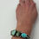 Thumbnail: Vintage VB Sterling Turquoise Gemstone Bangle Bracelet