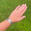 Thumbnail: Floral Sterling Bracelet Bangle