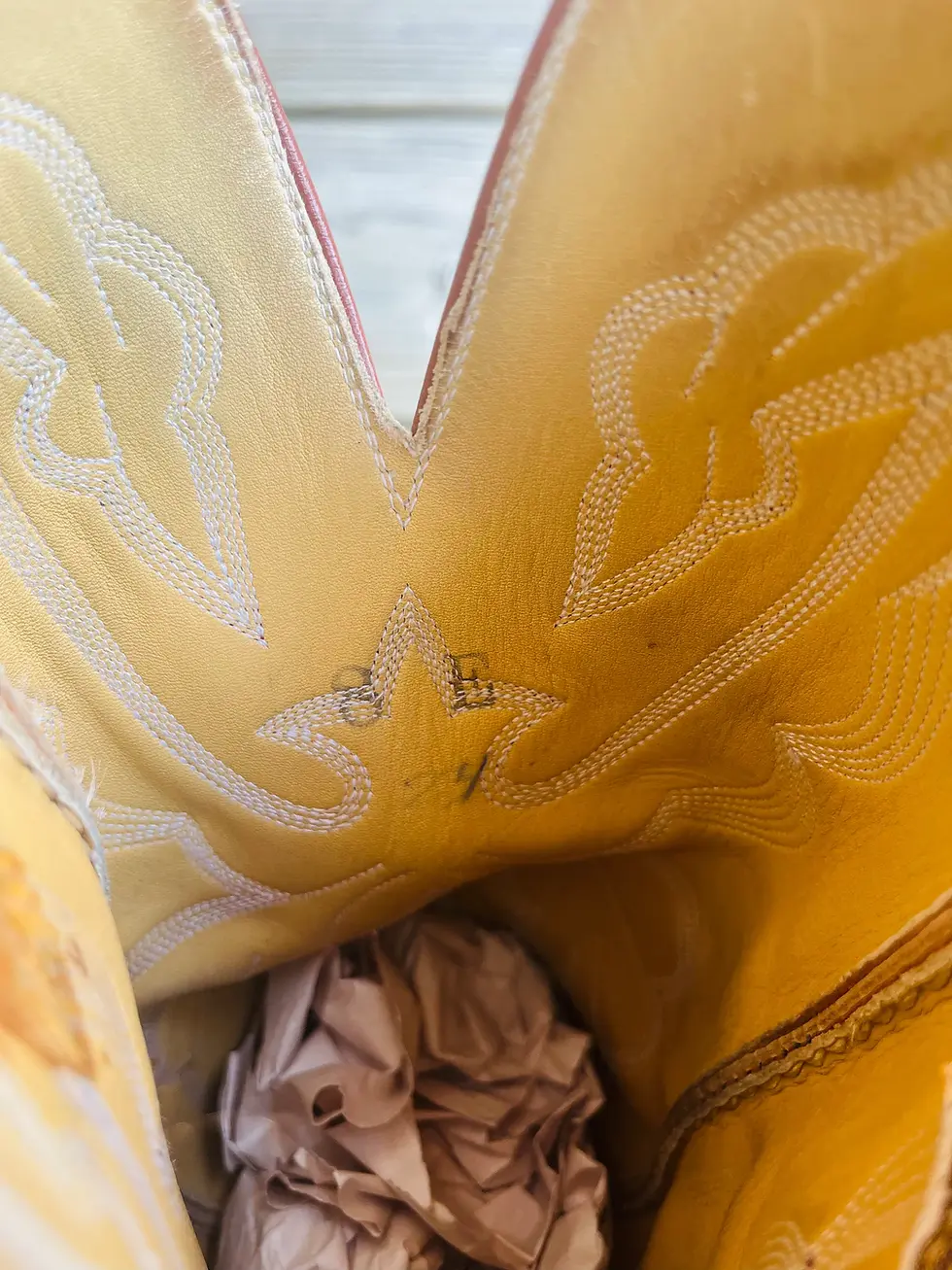 Thumbnail: Vintage Hondo Men's Western Cowboy Boots Size 8E