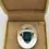 Thumbnail: Vintage Large Oval Shape Blue Labradorite & Silver Ring Size 7 3/4