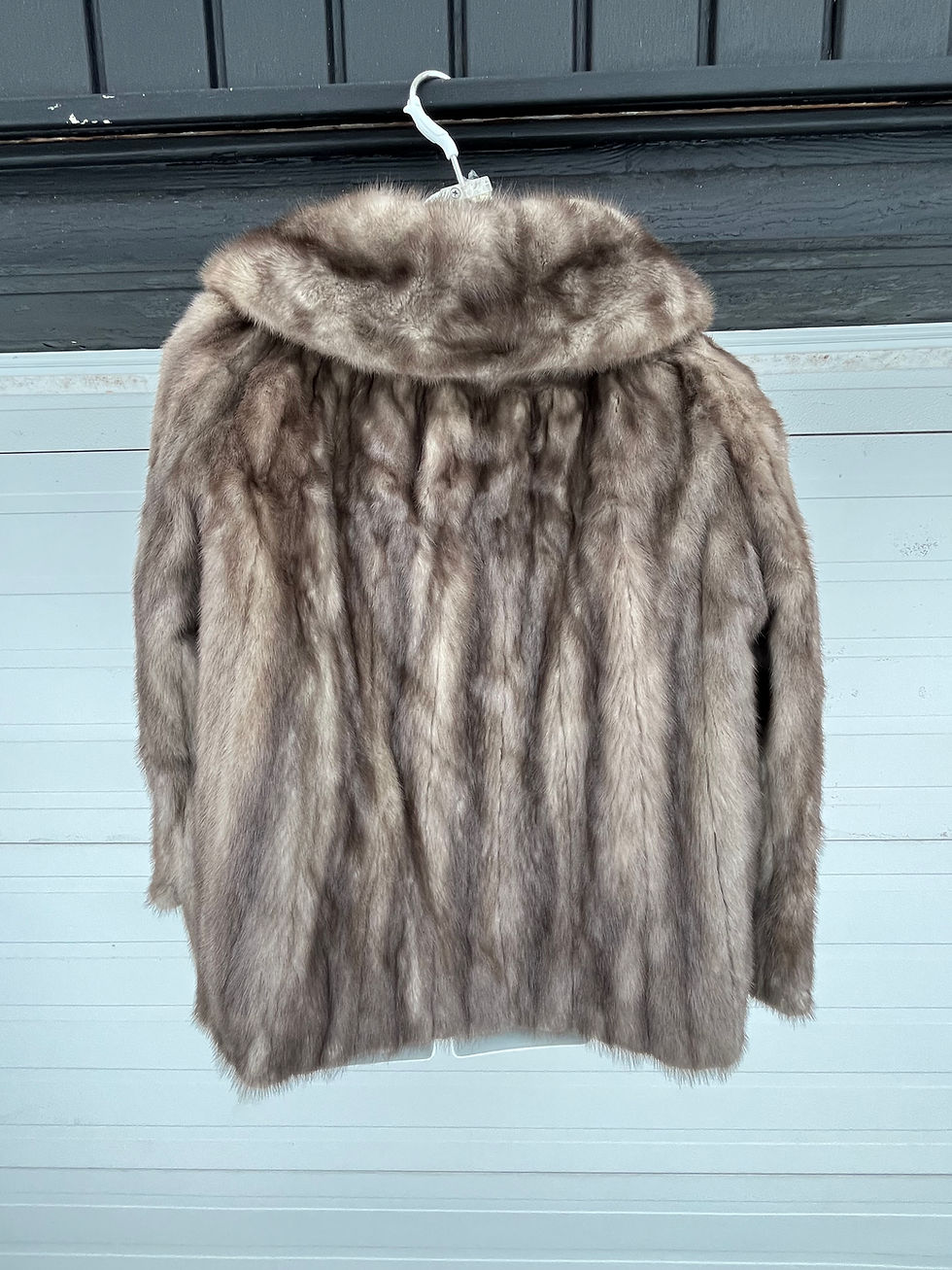 Thumbnail: Vintage Silver Mink Fur Short Cut Jacket, Vintage Fur