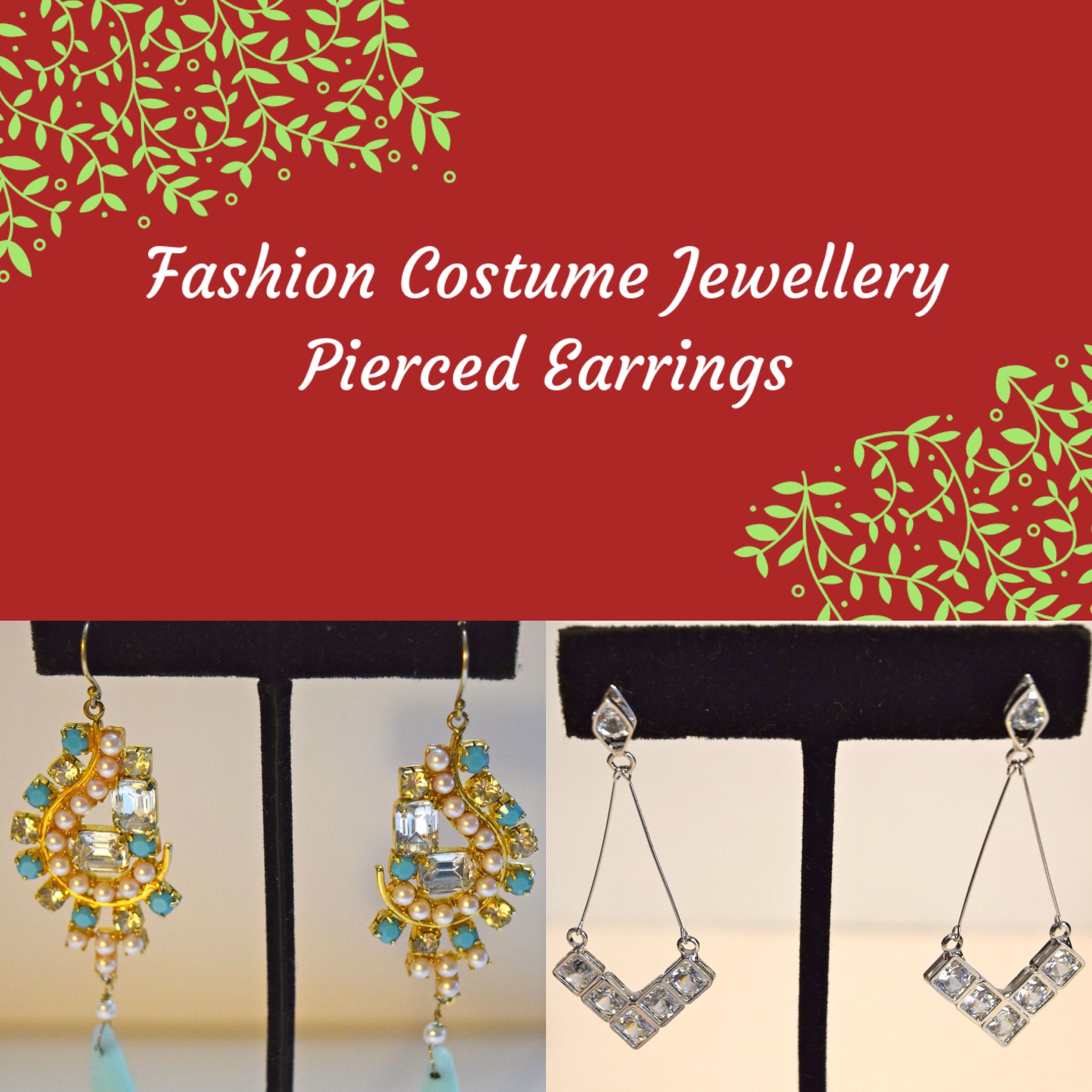 Fashion Costume Pierced Earrings