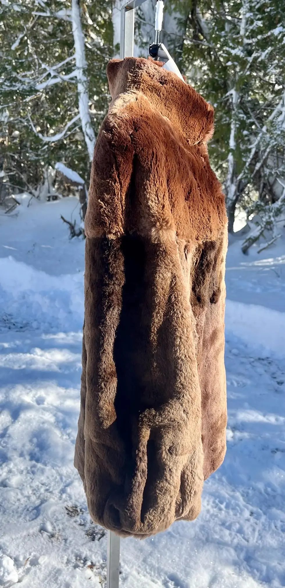 Vintage Hong Kong Fur Co Sheared Beaver Fur Jacket