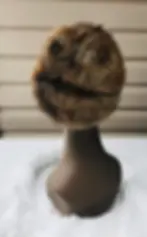 Vintage Brown Muskrat Fur Hat