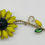 Thumbnail: Vintage WEISS Large Sunflower Brooch Pin