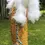 Thumbnail: Vintage Glamour Feather Style Dancewear Bodysuit