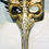 Thumbnail: Venetian Style Roman Zanni Masquerade Mask Straight Cut Edge Variety Colours