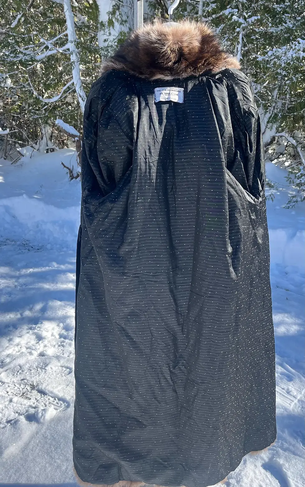 Vintage B.B. Smith & Son Raccoon Fur Coat