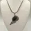 Thumbnail: Vintage Black Onyx Gemstone Set in Silver 925 BA Necklace
