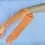 Thumbnail: Ladies Evening Opera Gloves Orange Gloves