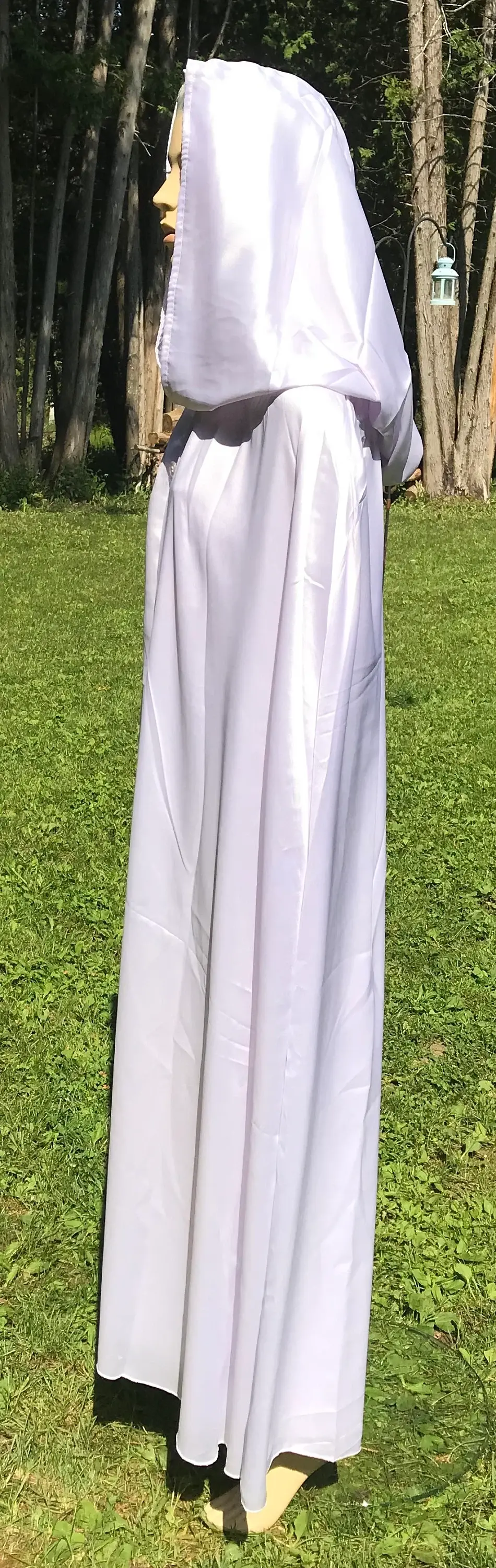 Thumbnail: Quality Deluxe White Cape / Cloak, Cape, Cloak