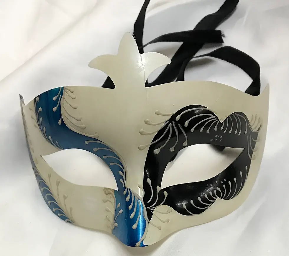 Men's Simple Masquerade Mask in Variety Colour Options
