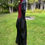 Thumbnail: Historical Steampunk Gothic Style Red and Black Long Costume Dress
