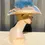 Thumbnail: Vintage Sierra Blue and Beige Suede Western Hat
