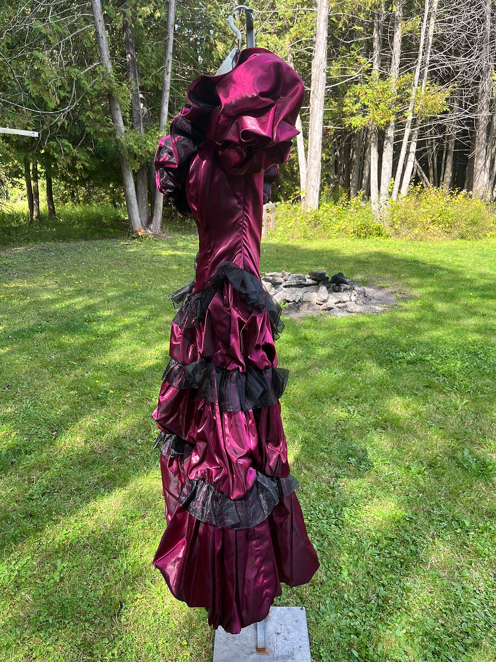 Thumbnail: Vintage David E. Rea Saloon Steampunk Style Dress