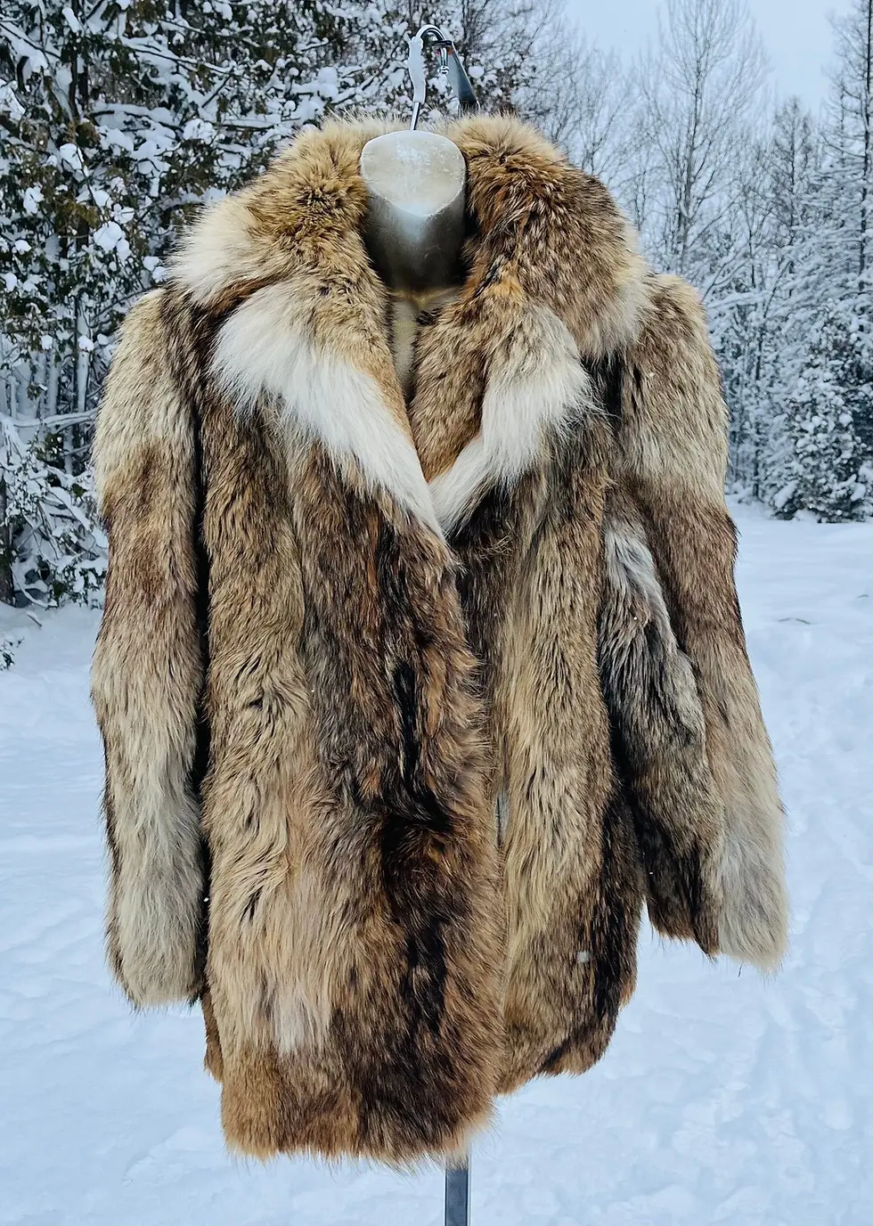 Vintage Top Furs Toronto Coyote Fur Jacket