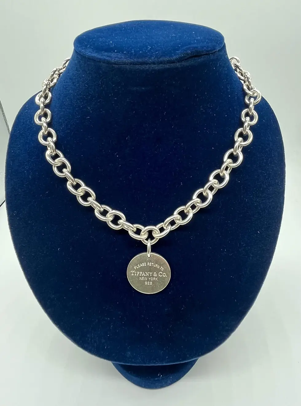 Thumbnail: Vintage Tiffany & Co Sterling Silver Necklace and Pendant
