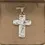 Thumbnail: Silver Cross Pendant with Stone Design
