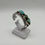 Thumbnail: Vintage VB Sterling Turquoise Gemstone Bangle Bracelet