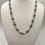 Thumbnail: Vintage Round Shape Malachite & Silver Necklace