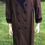 Thumbnail: Vintage Men’s Brown and Navy Blue Three Quarter Cut Formal Jacket