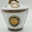 Thumbnail: Vintage Bacchus T.Limoges Designed in France Porcelain Cobalt Blue and Gold Jar