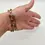 Thumbnail: Authentic Vintage Green Baltic Amber Link Bracelet