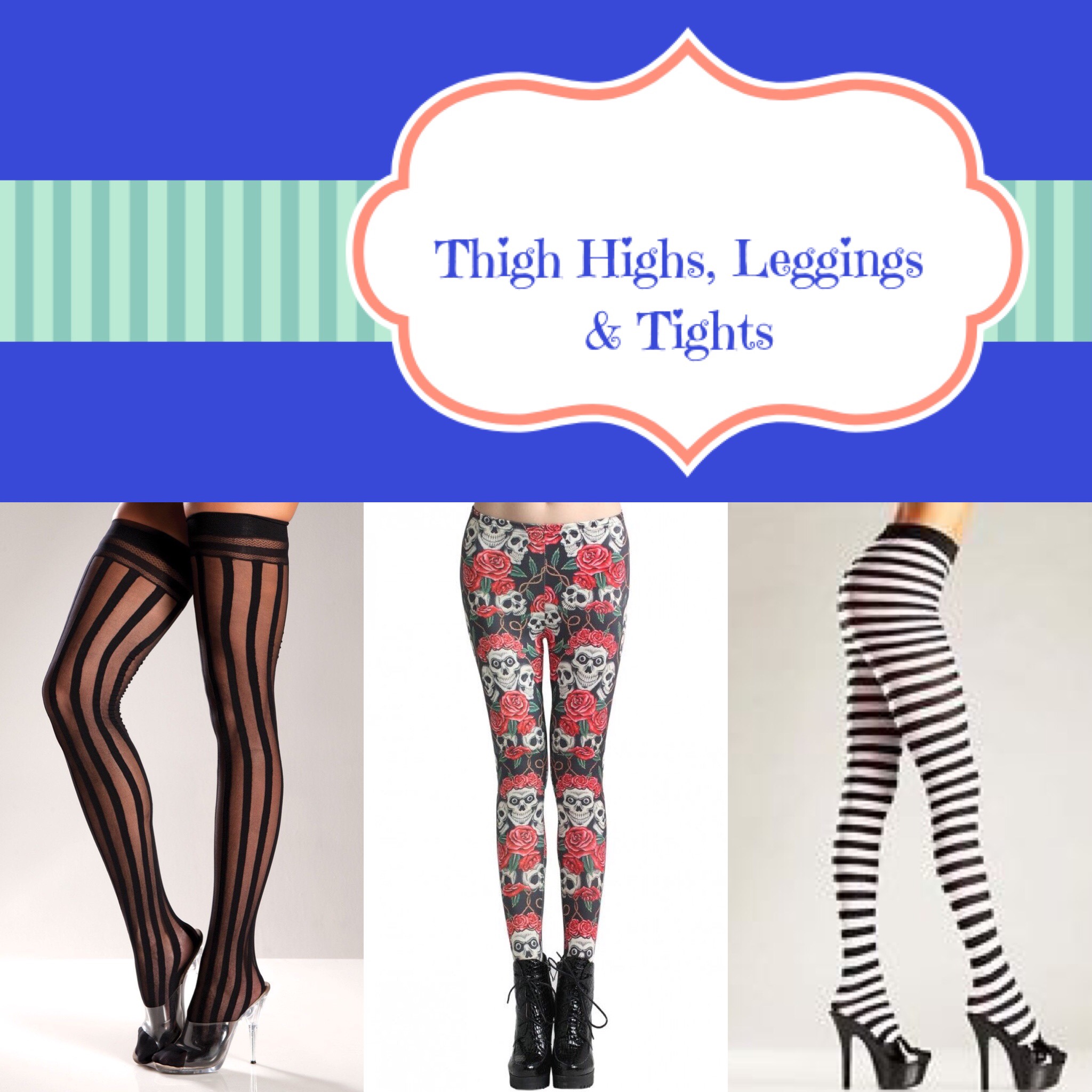 Thigh Highs, Leggings & Tights