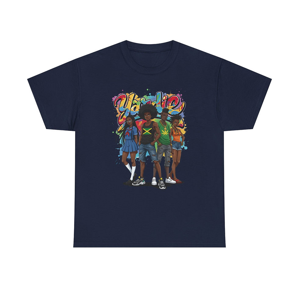 Thumbnail: Yardie Afro Anime Crew Unisex T-Shirt