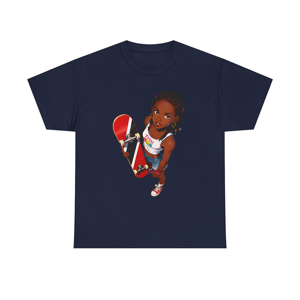 Thumbnail: Trini Anime Skater Girl 2 Tee