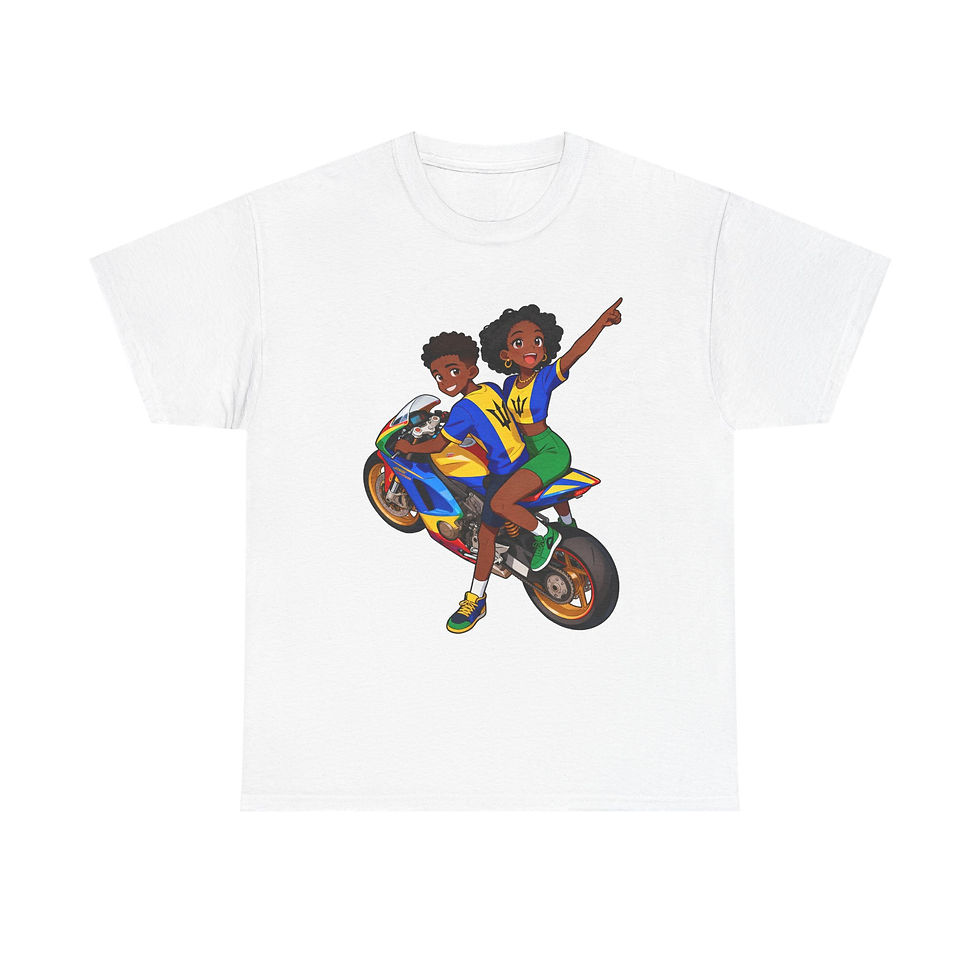 Thumbnail: Bajan Anime Moto Duo Tee