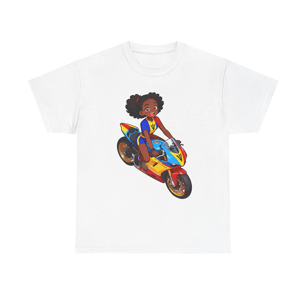Thumbnail: Bajan Anime Moto Girl 2 Tee