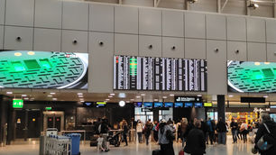 Flughafen Zürich ABSEN LED Display