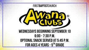 Registration now open for the 2025-2026 Awana Club Year!