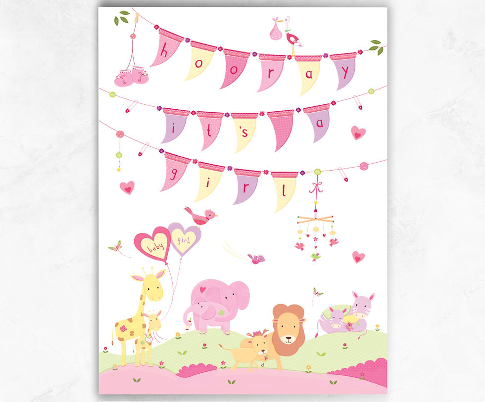 Baby Girl Card