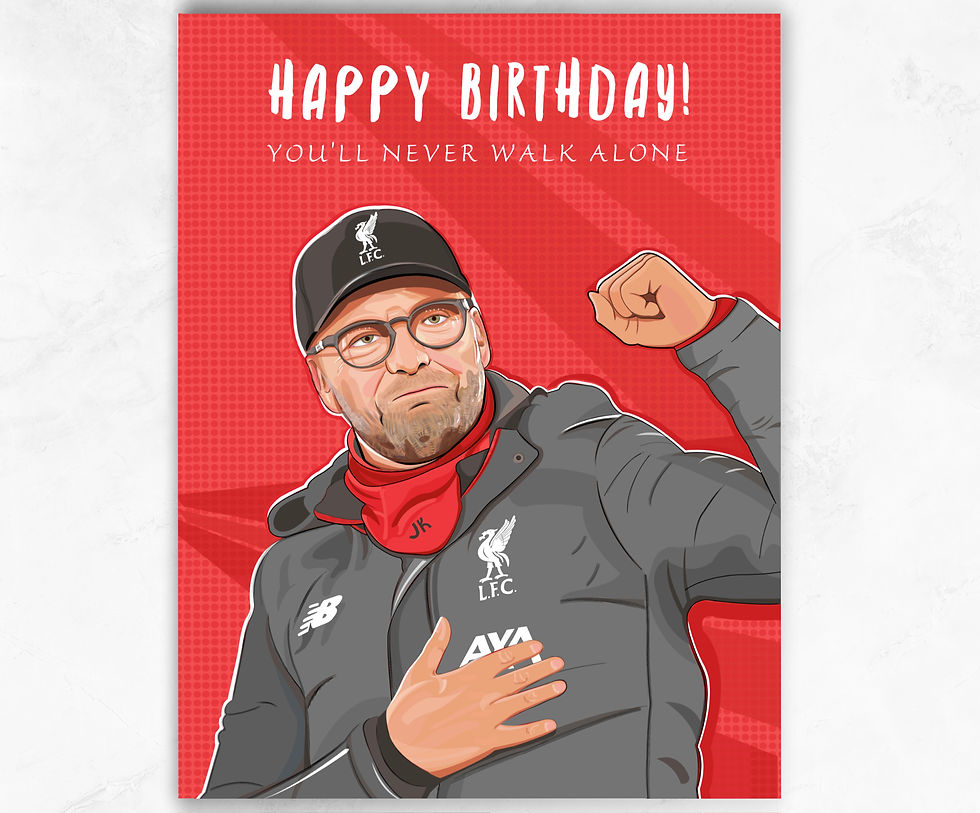 Klopp Birthday Card