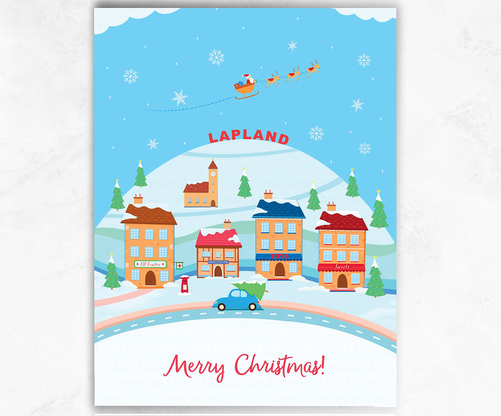 Lapland Christmas Card